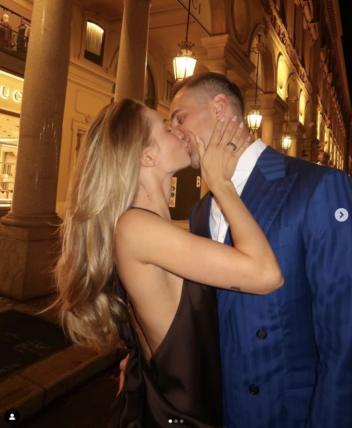Arkadiusz Milik i Agata Sieramska 