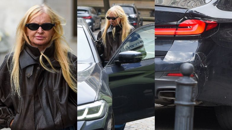 Monika Olejnik przyłapana w Warszawie