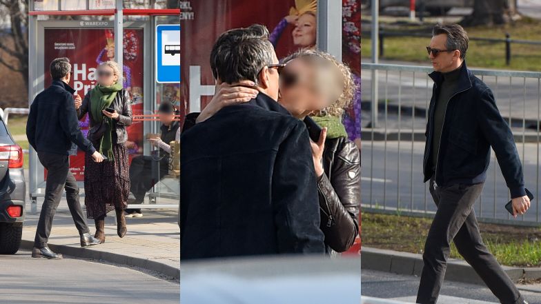 Michał Czernecki z partnerką