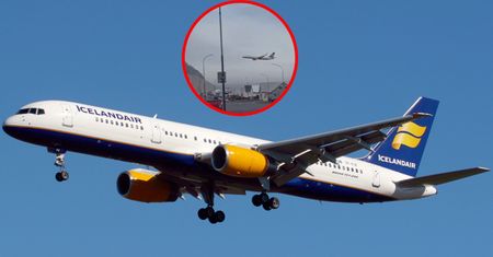 Boeing 757 nad samymi dachami. Leciał tak nisko, że wszystko się trzęsło