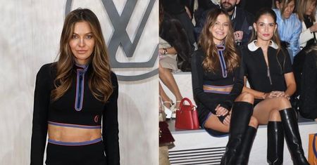 Anna Lewandowska bryluje na pokazie Louis Vuitton w stylizacji z RECYKLINGU (FOTO)