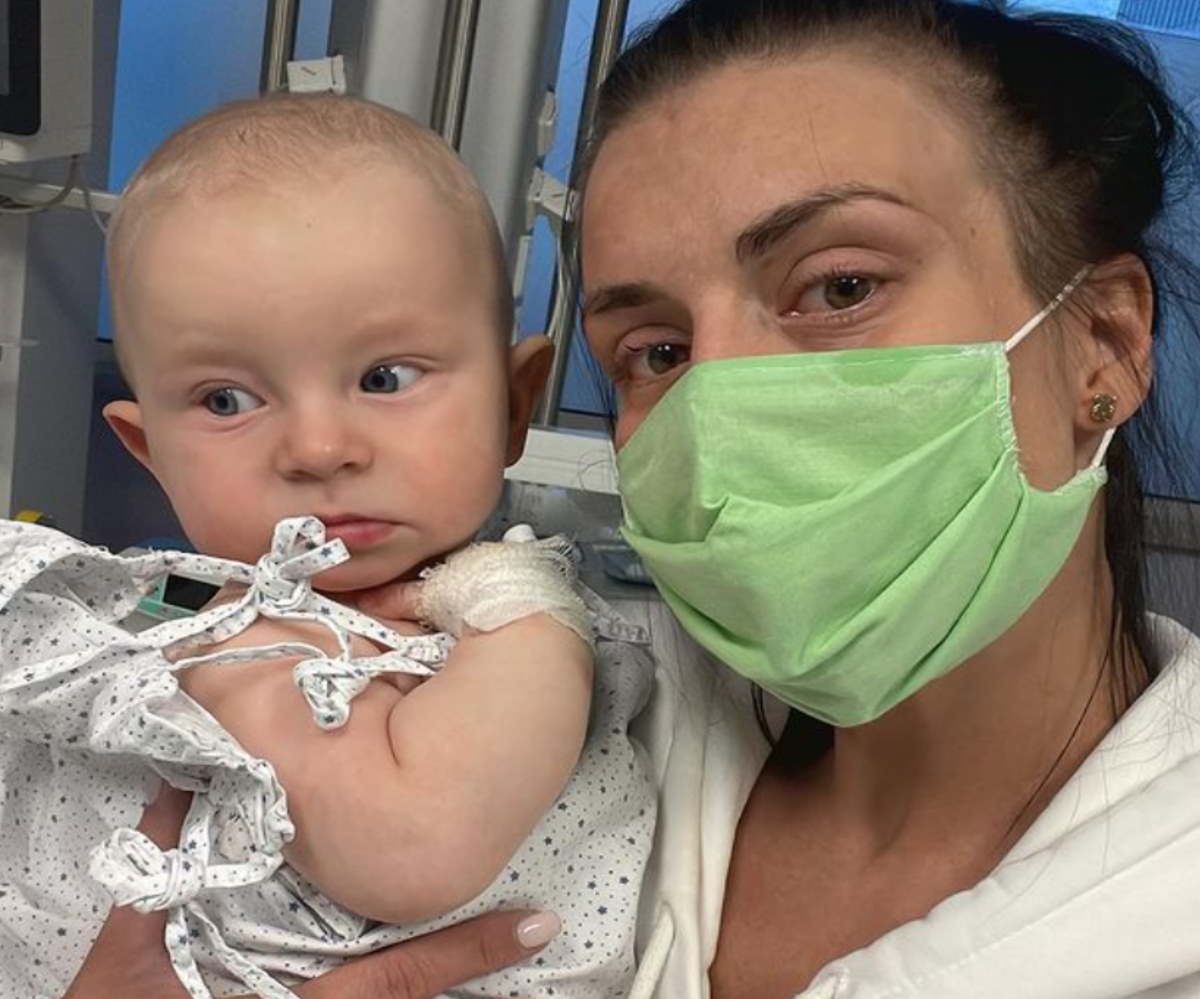 Magdalena Stępień z synkiem