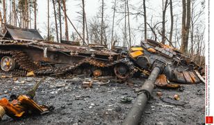 "Połamał nogi i wysadził się". Dramatyczna relacja Rosjanina z frontu