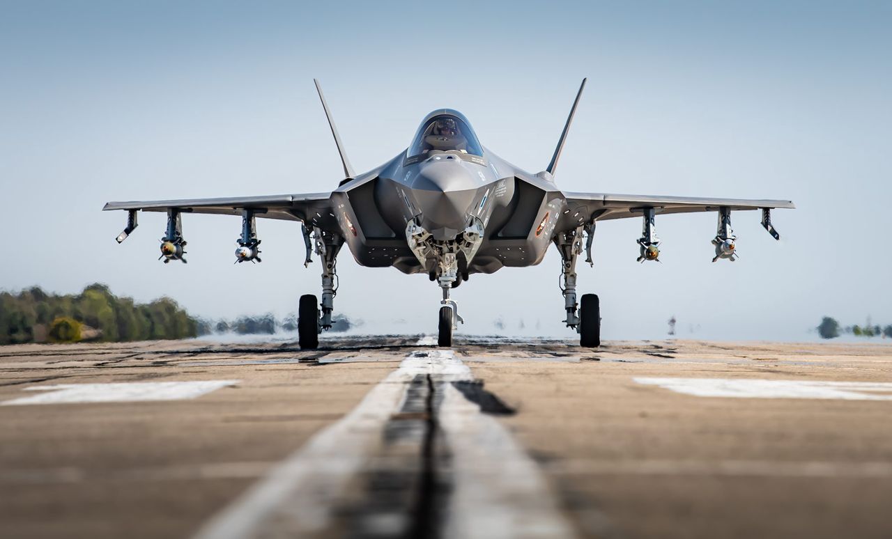 Israeli F-35I Adir. Such machines can participate in an attack on Iranian nuclear installations.