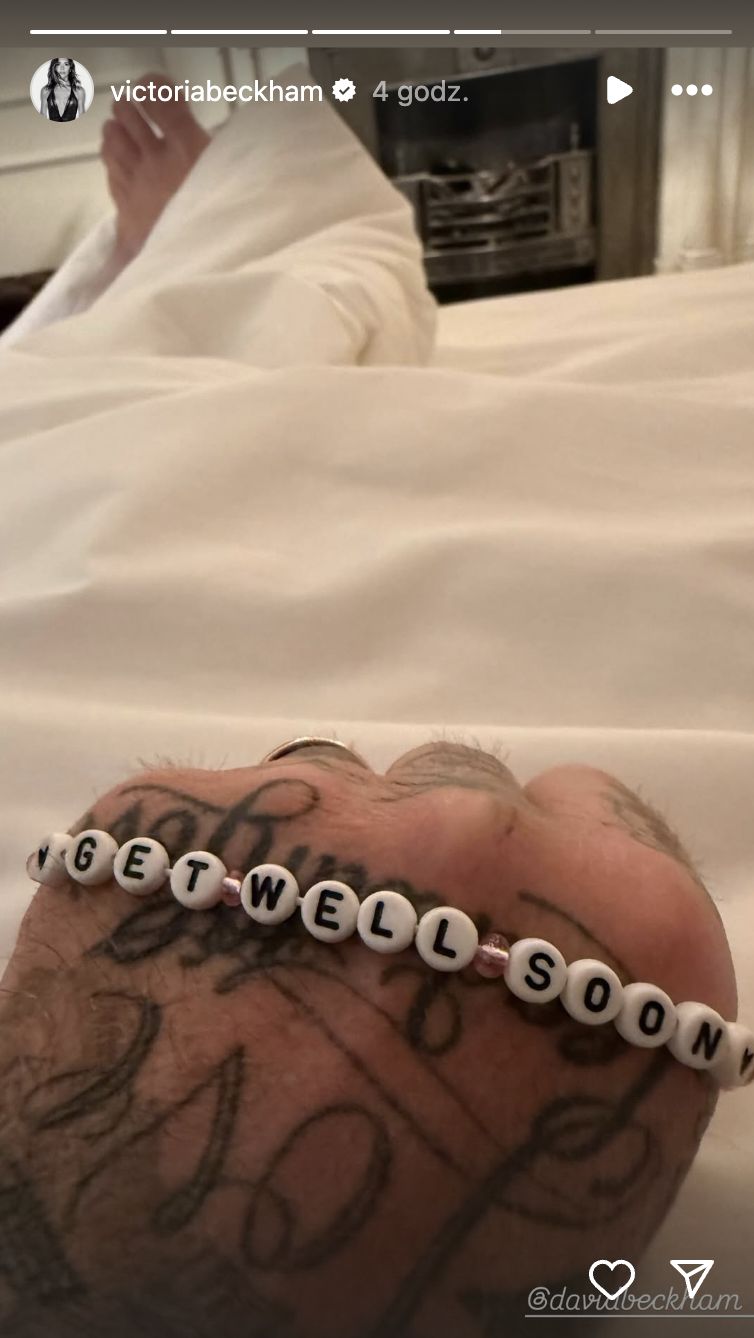 Victoria Beckham pokazała zdjęcia męża ze szpitala