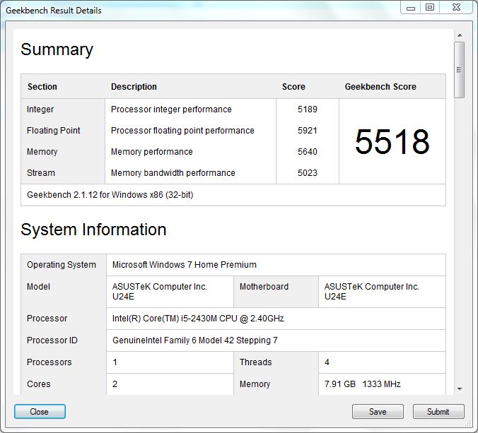Asus U24E - i nie chcesz ultrabooka! [test cz. 2.] 9