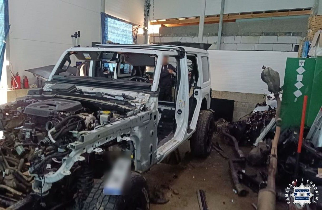 Kielce. Policja rozbiła gang kradnący samochody