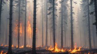 Grudziądz: Pożar w lesie. Walka strażaków z trzech jednostek