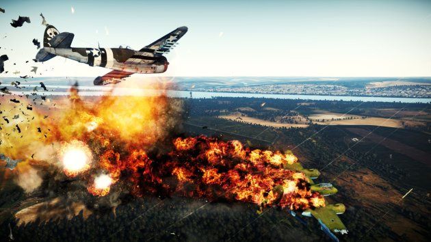 War Thunder powietrzny pojedynek