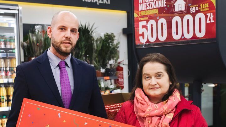 Ewelina O. z Niebylca wygrała 500 tysięcy złotych w Wielkiej Loterii Biedronki