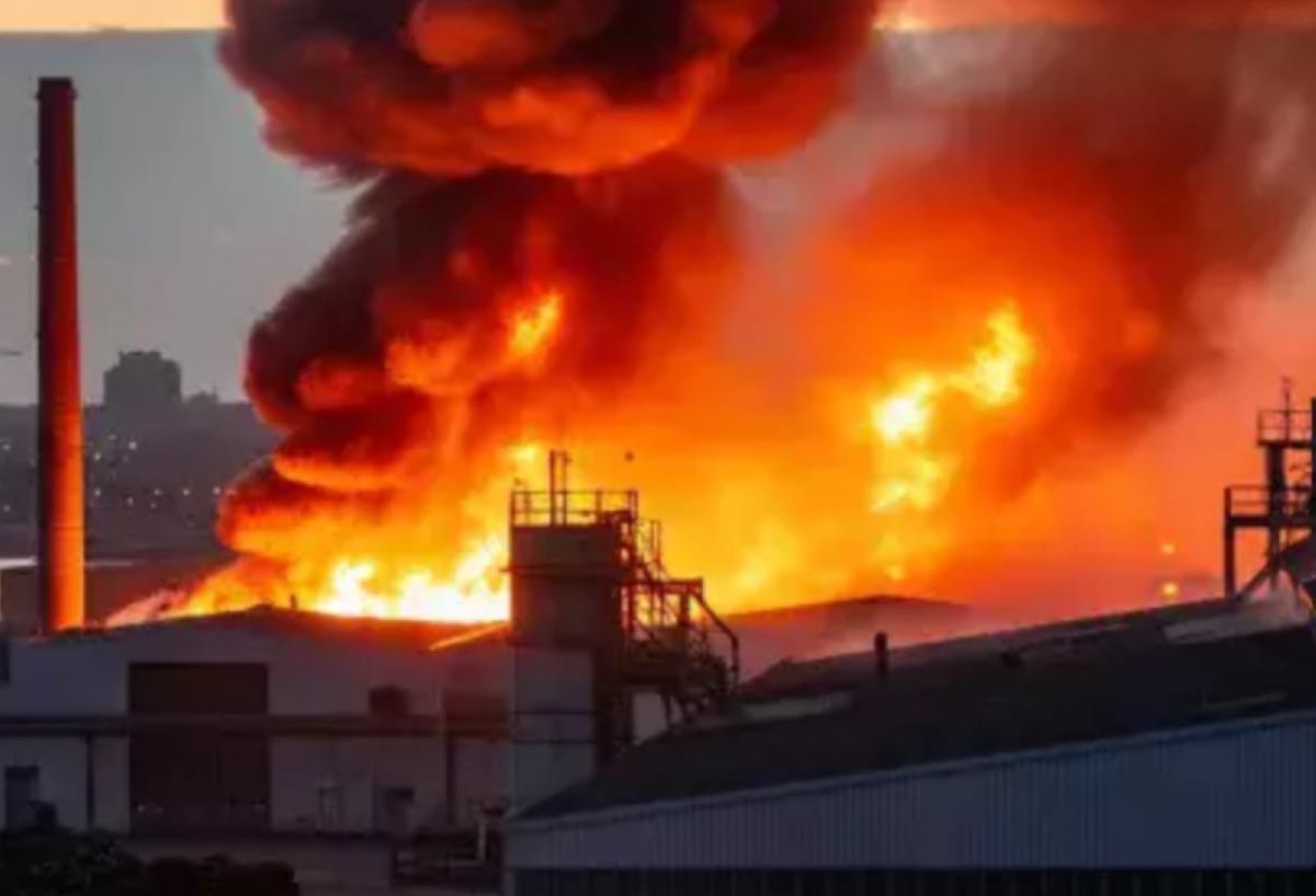 Pożar w Szczecinie. Trwa dogaszanie ognia