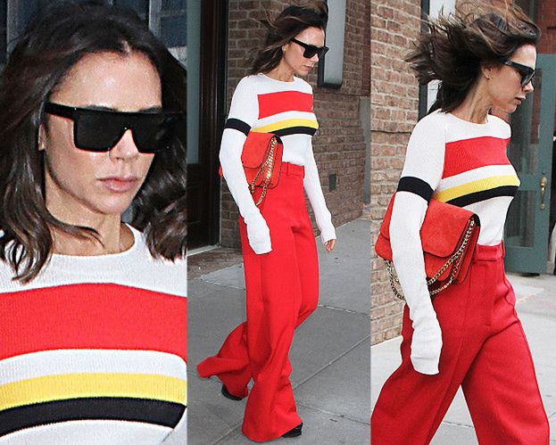 Victoria Beckham lansuje modę na rękawy do kolan