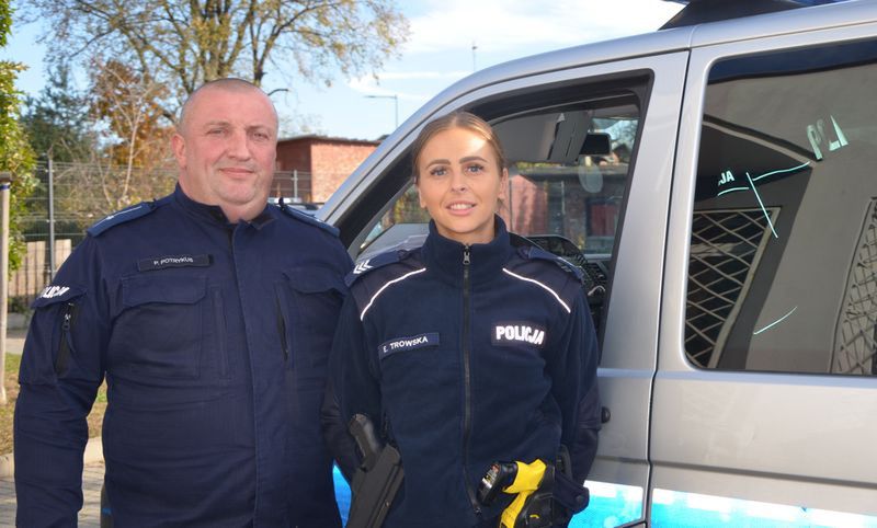 Policjanci z Wejherowa uratowali mężczyznę, który chciał popełnić samobójstwoFot. KWP w Gdańsku