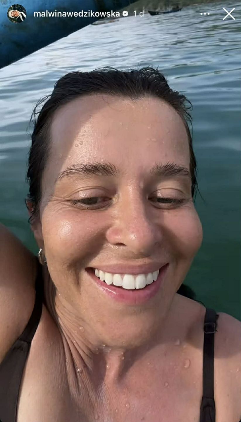 Malwina Wędzikowska na wakacjach