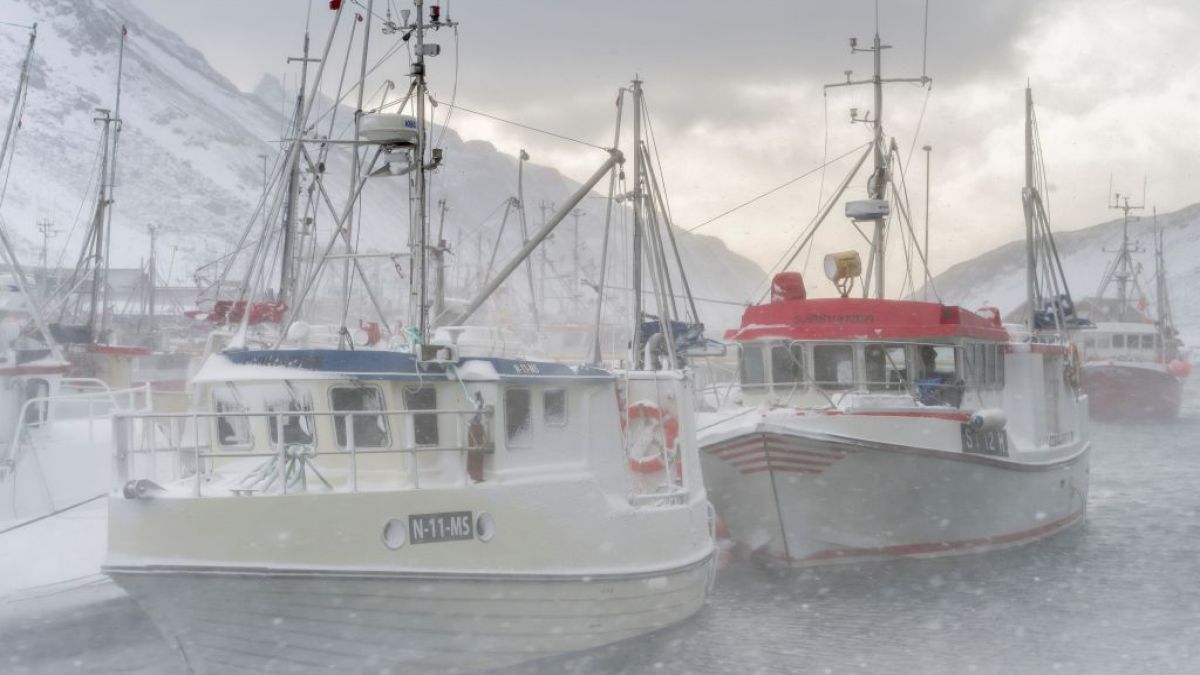 Sztorm w Norwegii; zdj. poglądowe