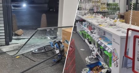 Brawurowy napad na Kaszubach. Auto w rzece, trwa obława