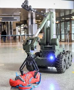 Kosztowny żart na lotnisku. Pasażer twierdził, że ma w bagażu granat