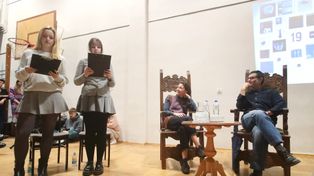 Szczecin: Jeden z najsłynniejszych polskich malarzy spotkał się z uczniami "Plastyka"