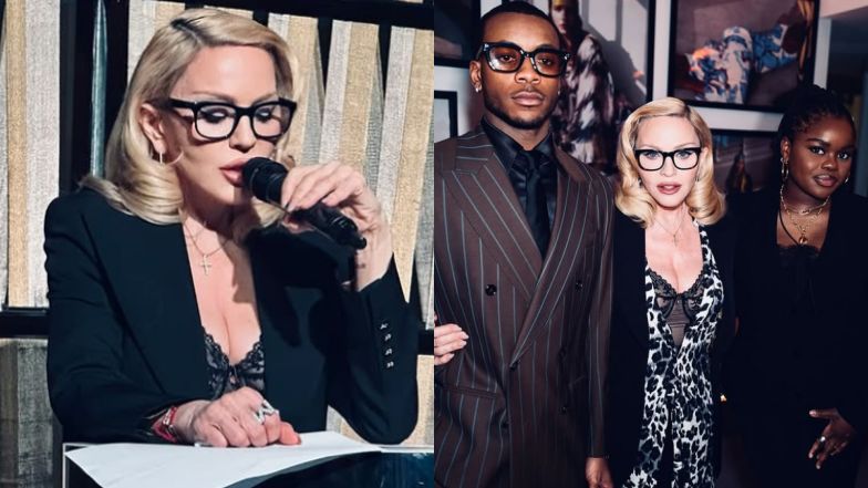 Madonna pozuje z dziećmi na evencie i prezentuje gładkie lico. Fan: "Tęsknię za dawną twarzą"