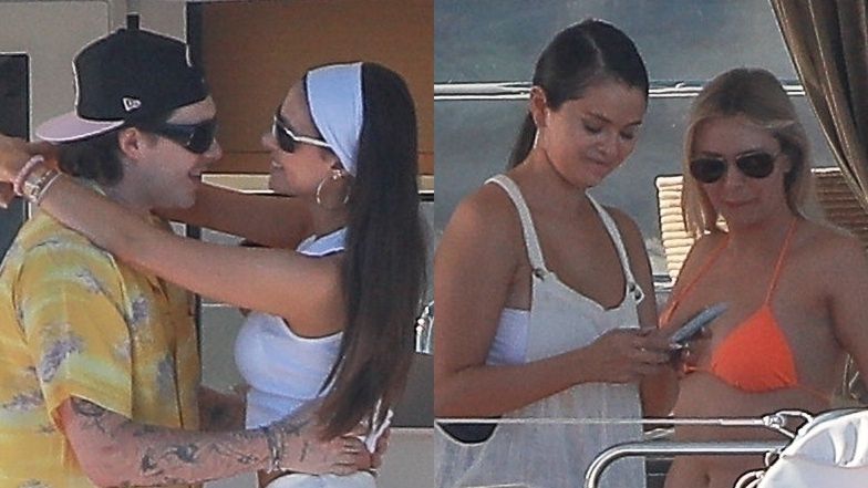 Selena Gomez z Brooklynem Beckhamem i Nicolą Peltz w Meksyku