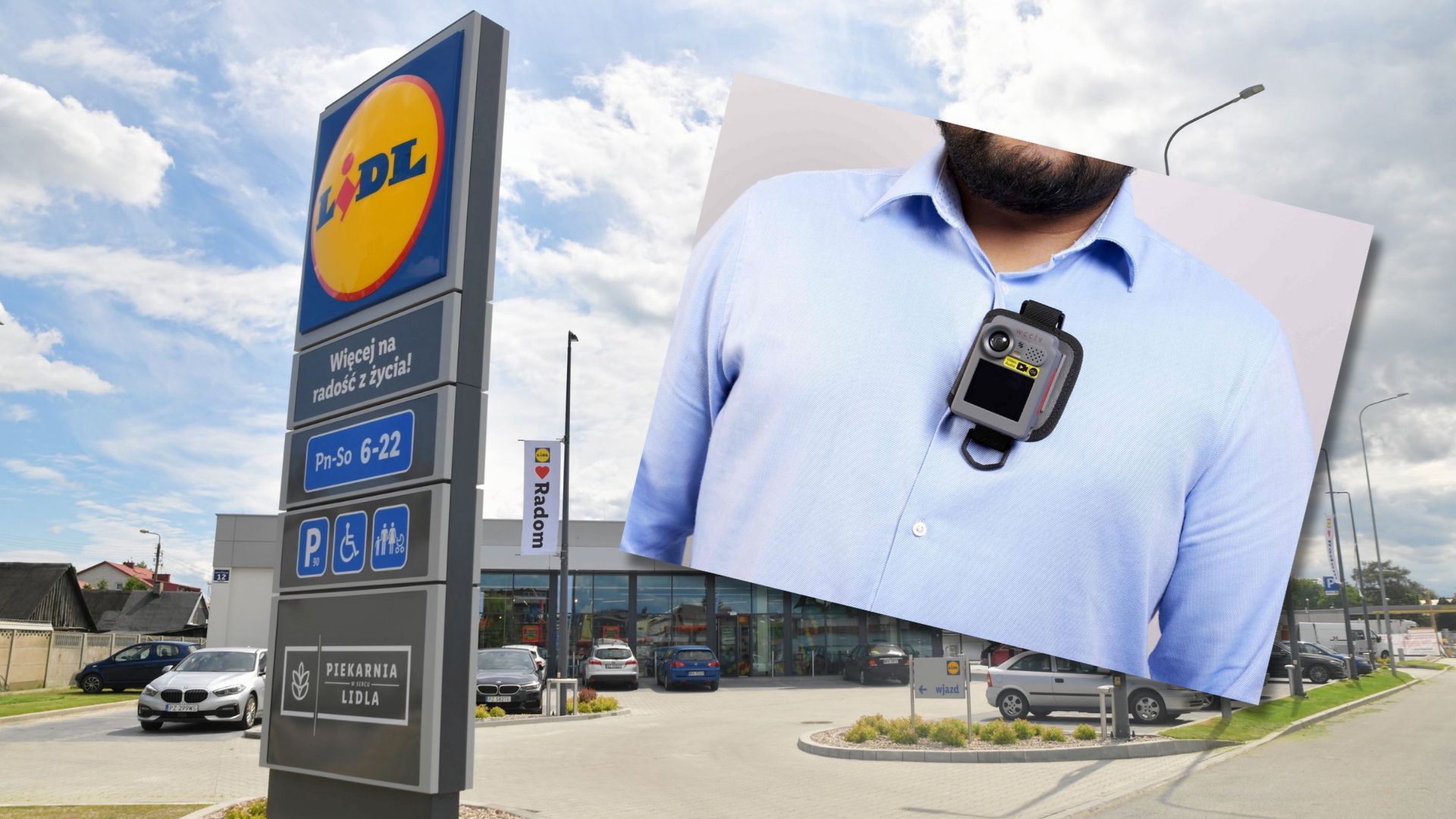Pracownicy Lidla będą nosili kamery na uniformach