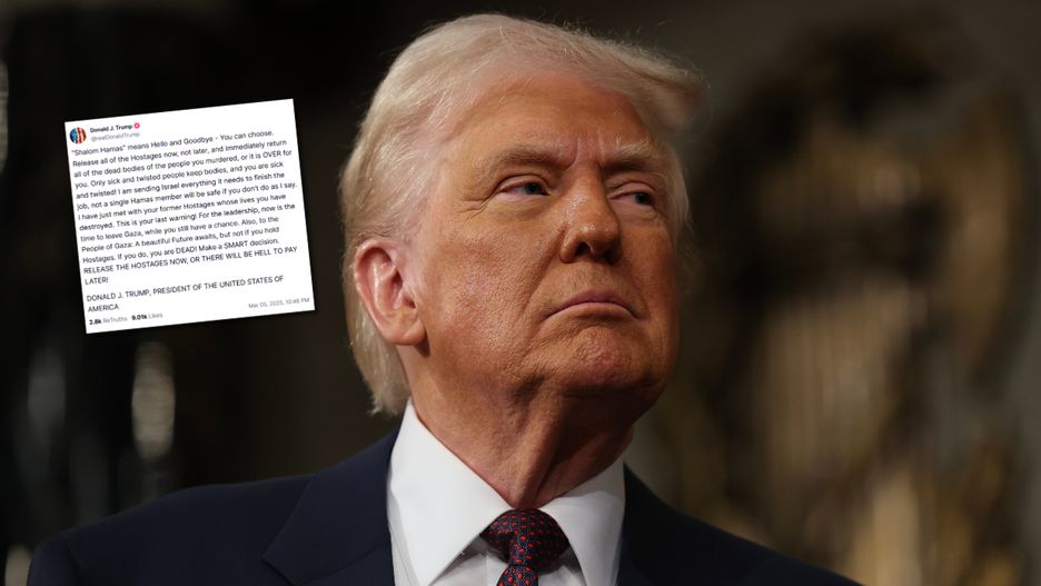 Donald Trump stawia ultimatum liderom Hamasu