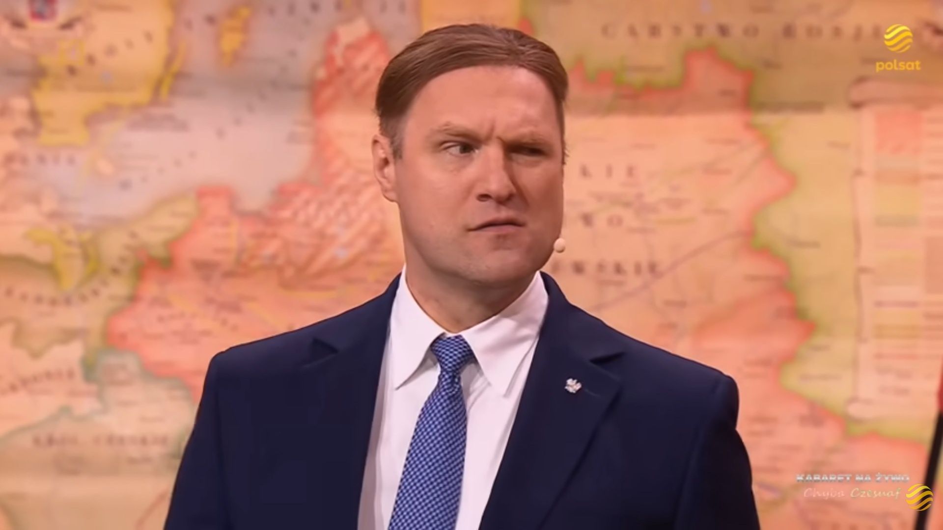 Karol Nawrocki sparodiowany w programie "Kabaret na żywo"