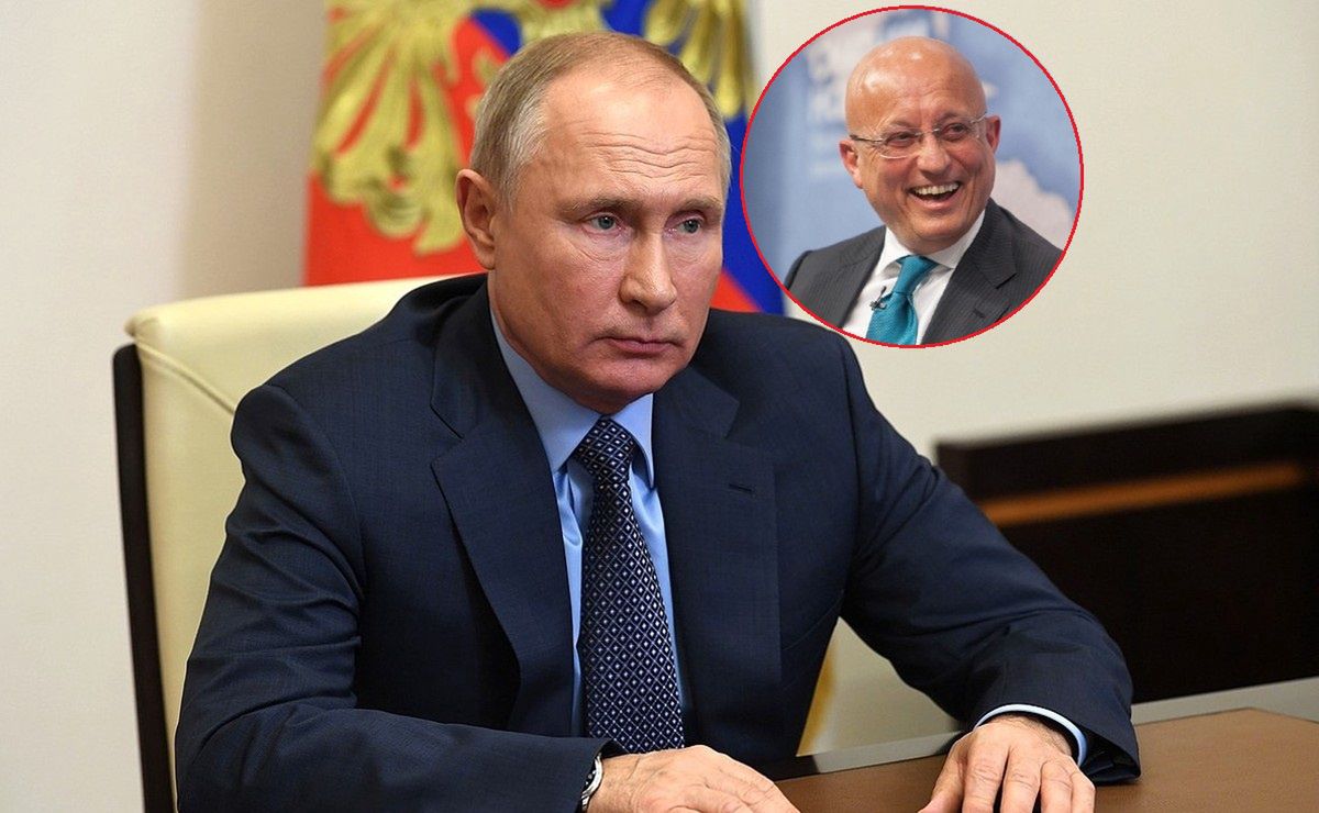 Rosyjski dyktator Władimir Putin i jego były doradca Siergiej Karaganow