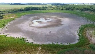 Została tylko kałuża. Jezioro w Skrzatuszu wyparowało