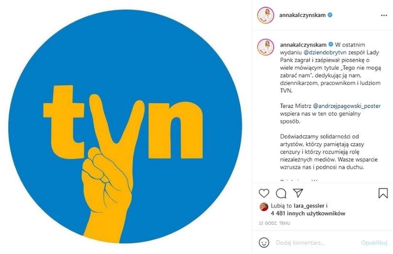 "Lex TVN". Gwiazdy stacji walczą o wolność słowa