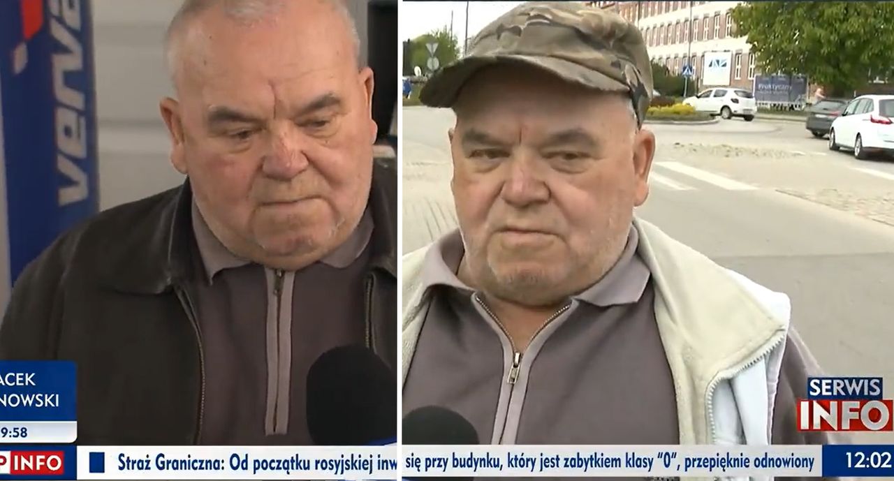 Ten sam przypadkowy przechodzień w dwóch odsłonach w TVP