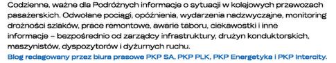 PKP bloguje o spóźnionych pociągach, czyli jak spaprać dobry pomysł 2