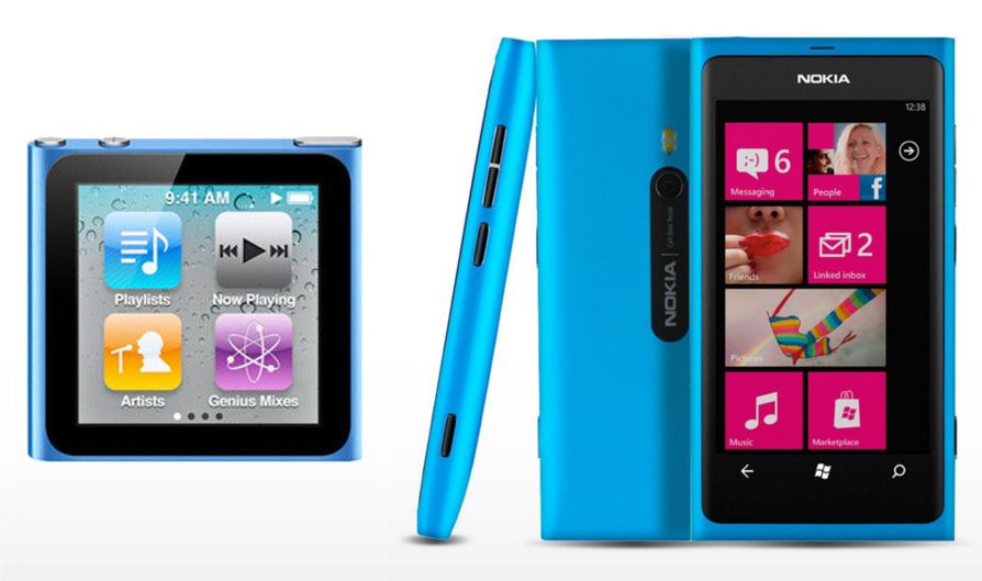iPod nano (2010) i Lumia 800 (2011)