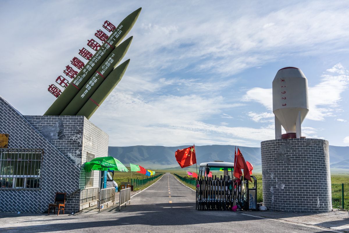 Dawny obiekt broni jądrowej w Chinach. Zdjęcie ilustracyjne 