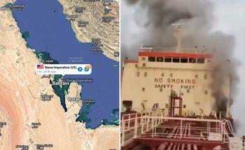 Precyzyjny atak z powietrza. Tankowiec pod banderą USA uszkodzony