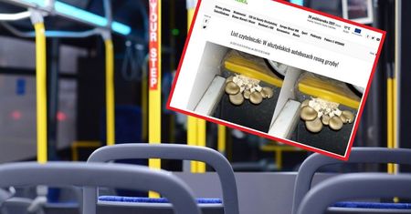 Zdjęcie z polskiego autobusu. Przysłała je mieszkanka dużego miasta