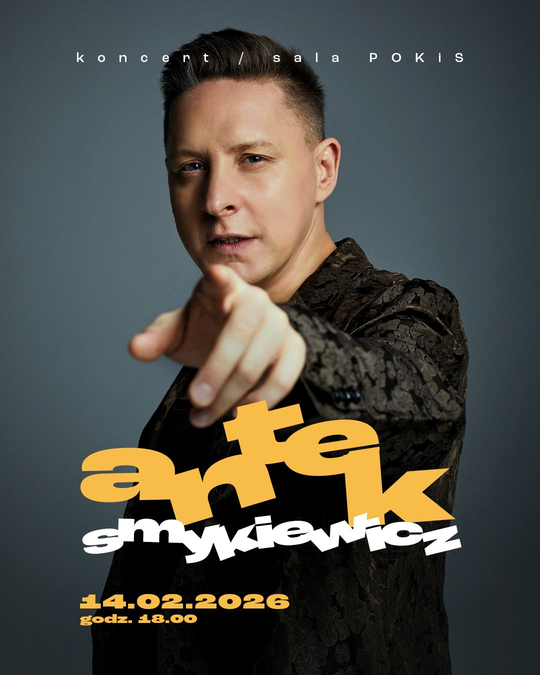 Plakat koncertu 