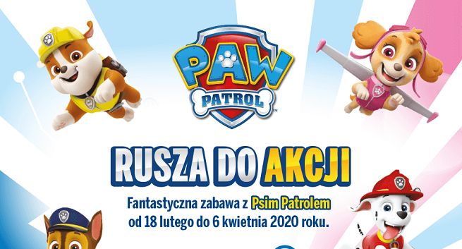E.Leclerc z akcją lojalnościową nawiązująca do serialu "Psi Patrol"