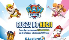 E.Leclerc z akcją lojalnościową nawiązująca do serialu "Psi Patrol"