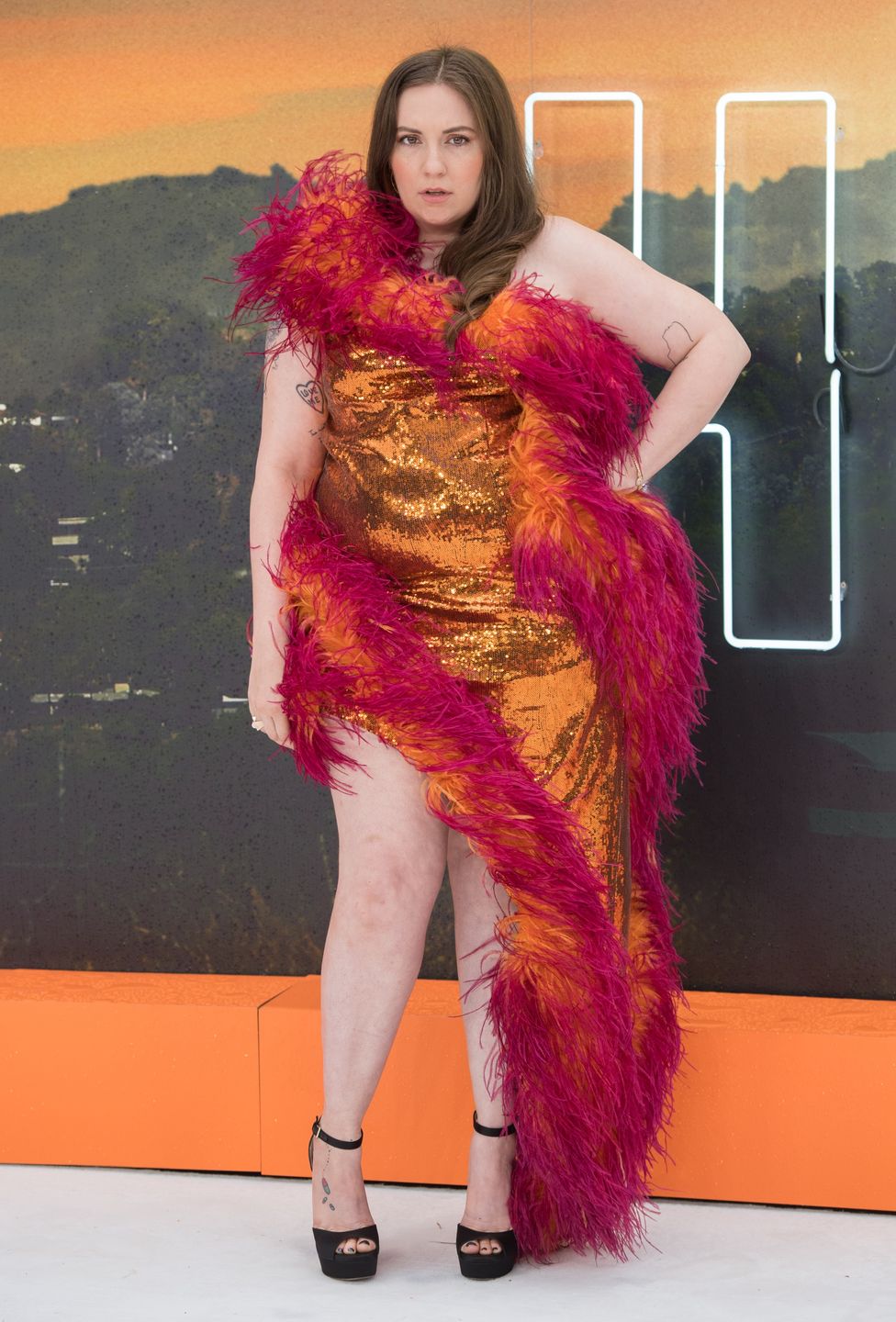 Lena Dunham pozuje w bikini