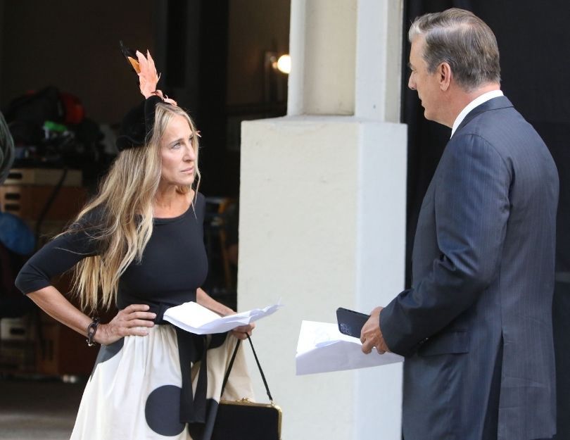 Sarah Jessica Parker i Chris Noth na planie "And Just Like That"