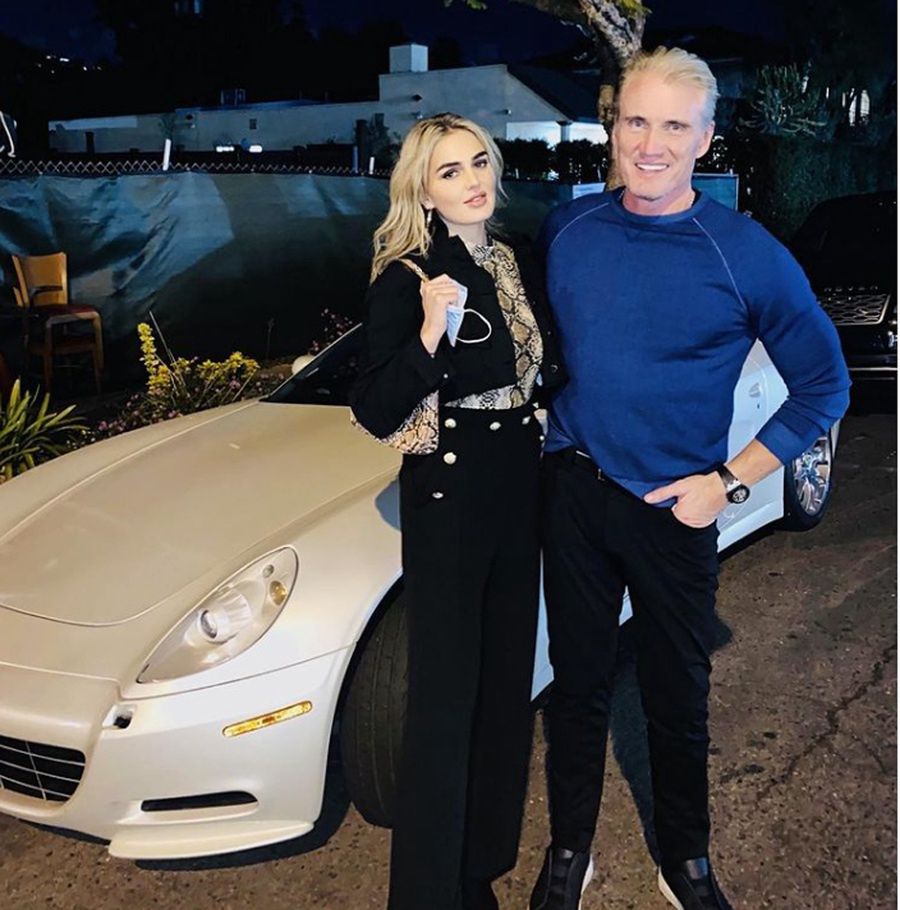 Dolph Lundgren i Emma Krokdal