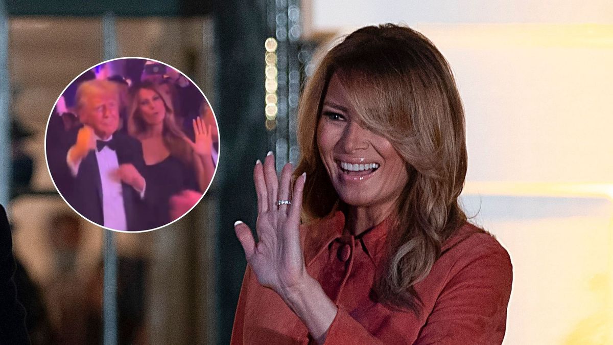 Melania Trump szalała podczas sylwestra 