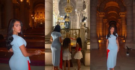 Georgina Rodriguez wskoczyła w seksowną sukienkę za 24 tysiące złotych i ZNÓW urządziła sobie sesję zdjęciową w kościele