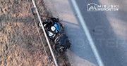 Nieporęt: Poważne zderzenie motocyklisty z autem na DW631