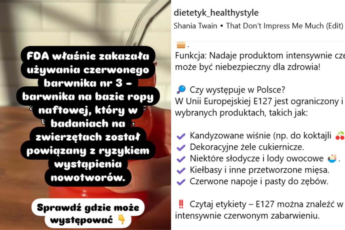 Dietetyczka wyjaśnia, gdzie może być obecne E 127 