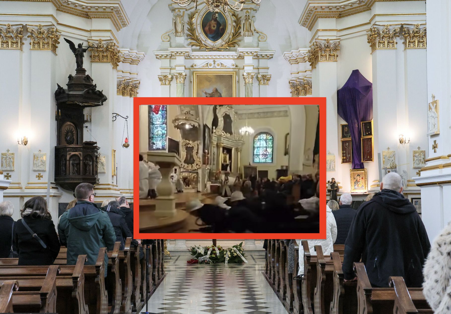 Strażacy padli w kościele. Inni uciekli. Taka tradycja