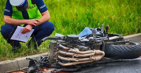 Śmiertelny wypadek pod Wrocławiem. Ofiarą 38-letni motocyklista