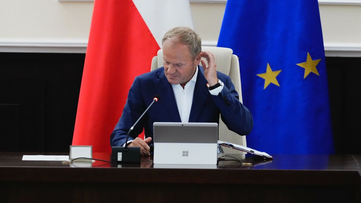 Posiedzenie rz?du
15.07.2025 Warszawa Posiedzenie Rady Ministrow fot. Marysia Zawada/REPORTER
N/z: Donald Tusk
Marysia Zawada/REPORTER
