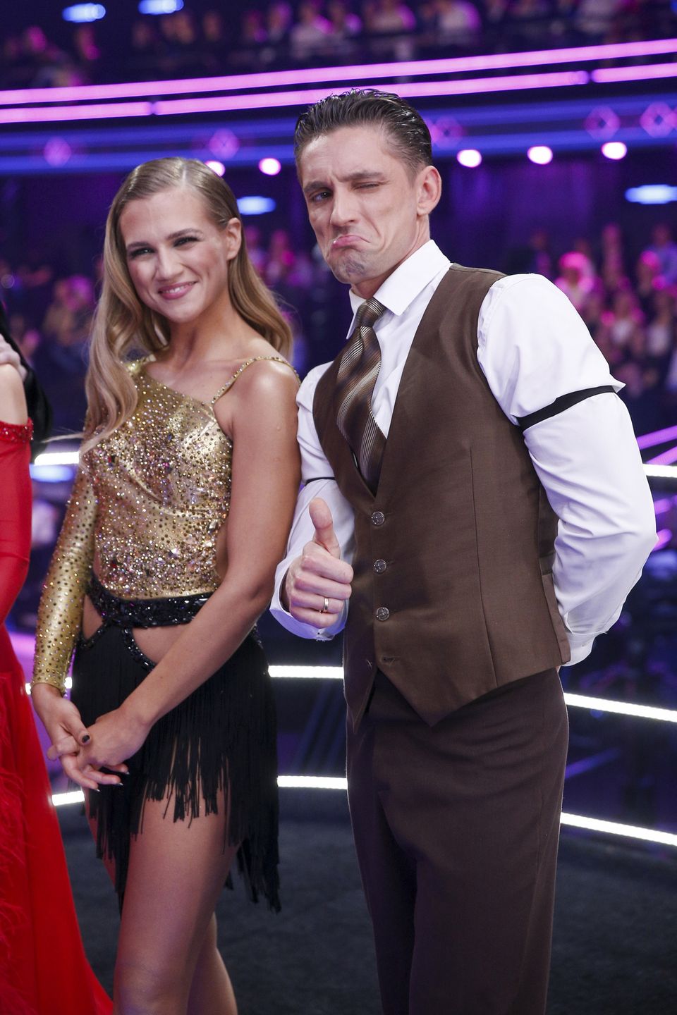 Filip Gurłacz i Agnieszka Kaczorowska